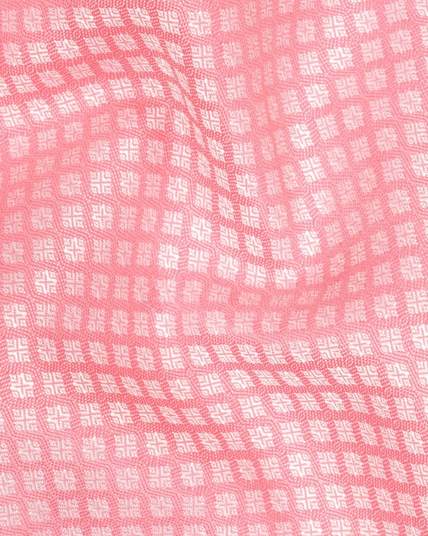 Geraldine Pink Super Soft Nehru Jacket For Cheap - Image 3