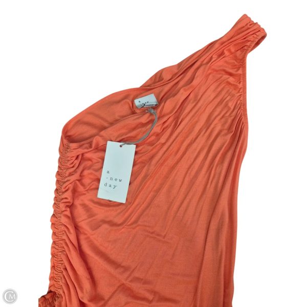 Dress Casual Short By A New Day In Orange, Size: Xs Online Sale - Image 2