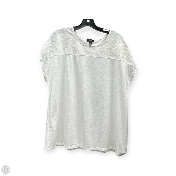 Top Sleeveless By Jones New York In White, Size: Xl Online now