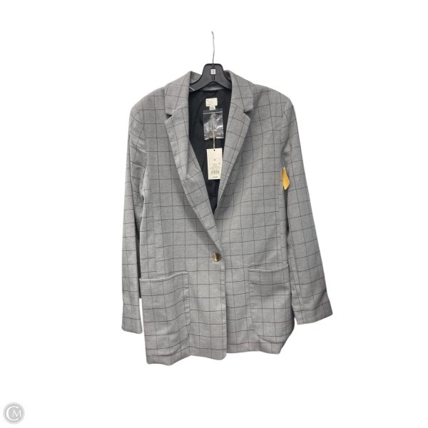 Blazer By A New Day In Grey, Size: M Online Hot Sale