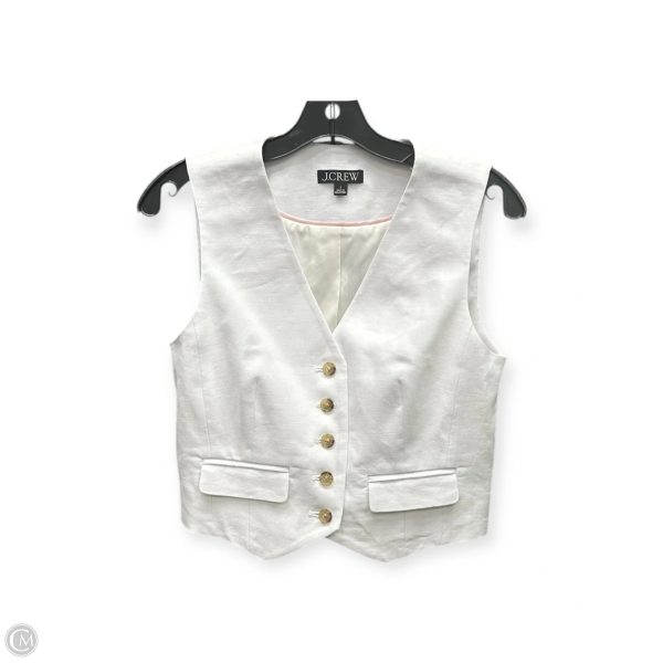 Top Sleeveless By J. Crew In White, Size: 2 Fashion