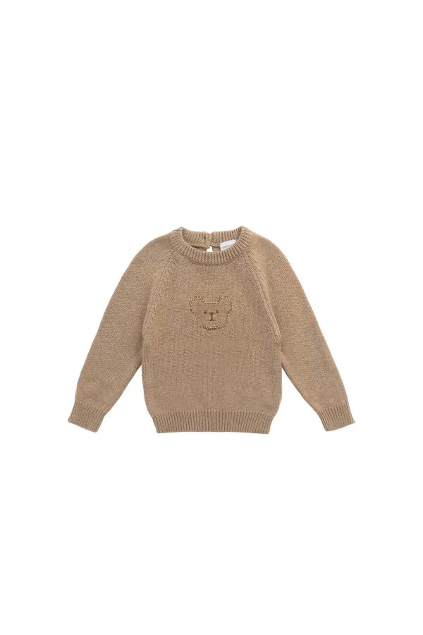 Ethan Jumper - Toffee Marle For Cheap