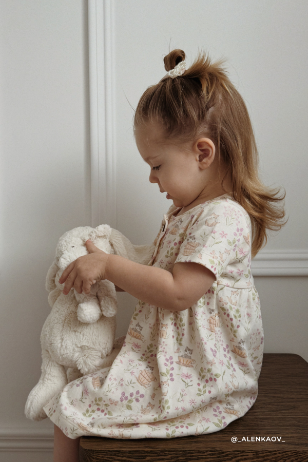 Organic Cotton Lola Dress - Moons Garden Online Hot Sale - Image 2