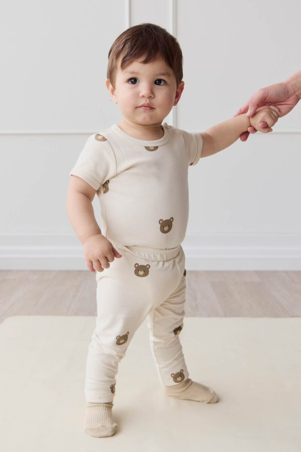 Organic Cotton Everyday Legging - Bobbie Bear Tofu Cheap