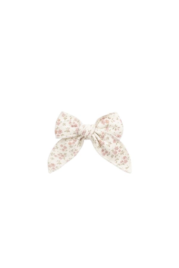 Organic Cotton Bow - Rosalie Field Blush Cheap