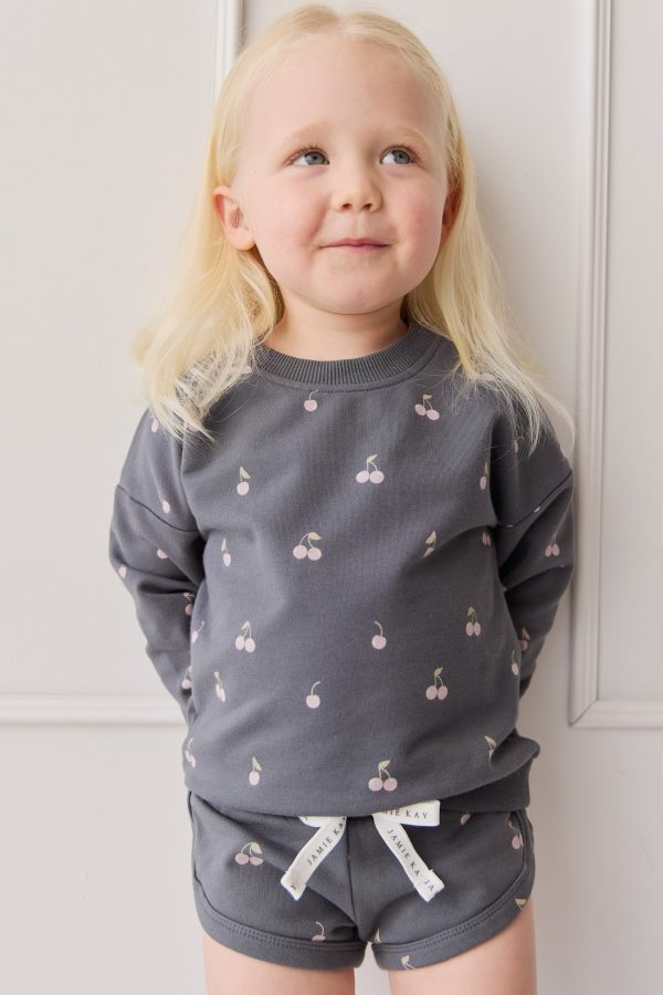 Organic Cotton Ivy Shortie - Cherry Love Lava Online - Image 3
