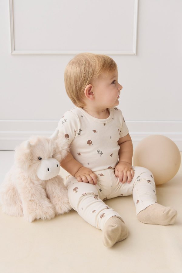 Organic Cotton Hudson Short Sleeve Bodysuit - Le Champignon Supply