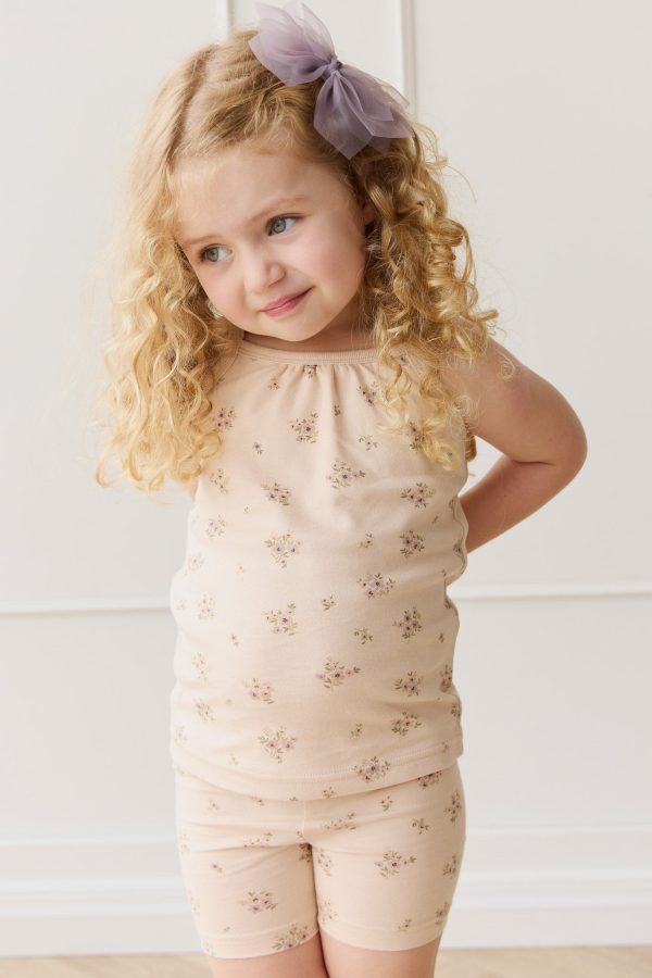 Organic Cotton Casey Top - Goldie Bouquet Pink Tint For Discount