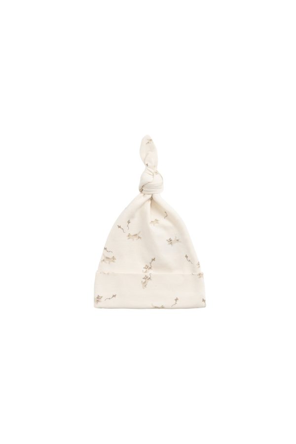 Organic Cotton Knot Beanie - Kitten and His Kites Online - Image 2