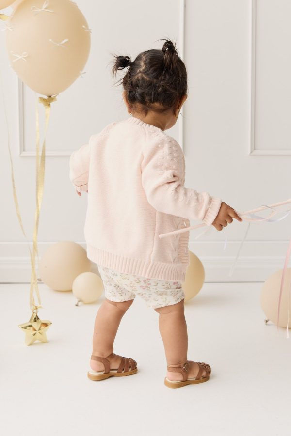 Cable Knitted Jumper - Ballet Pink For Cheap - Image 5