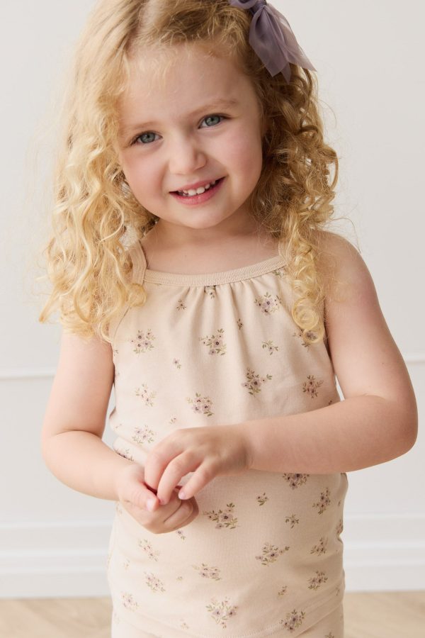 Organic Cotton Casey Top - Goldie Bouquet Pink Tint For Discount - Image 5