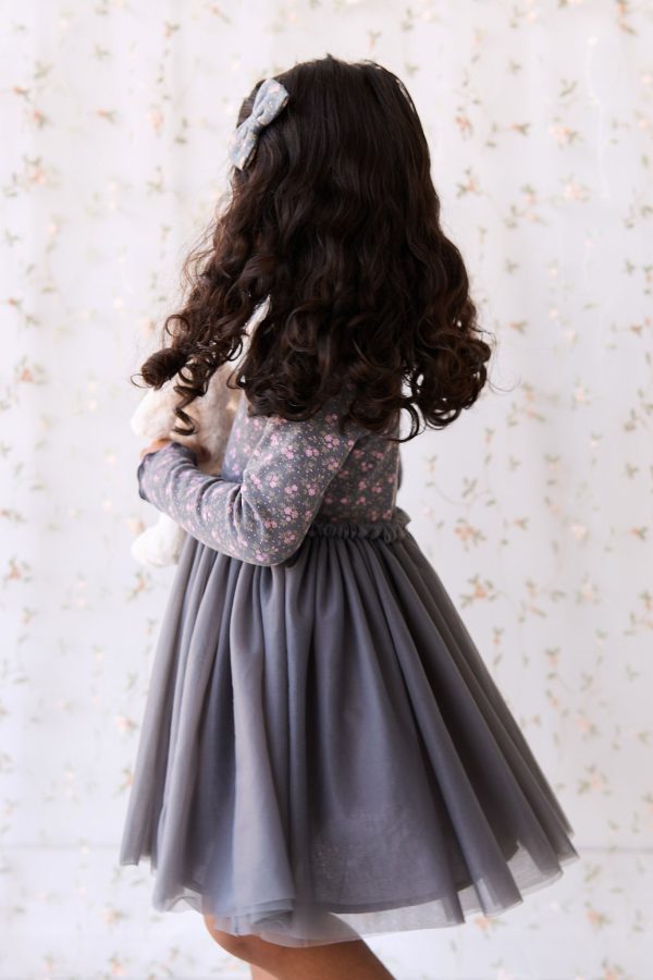 Anna Tulle Dress - Rosalie Floral Lava For Cheap - Image 5