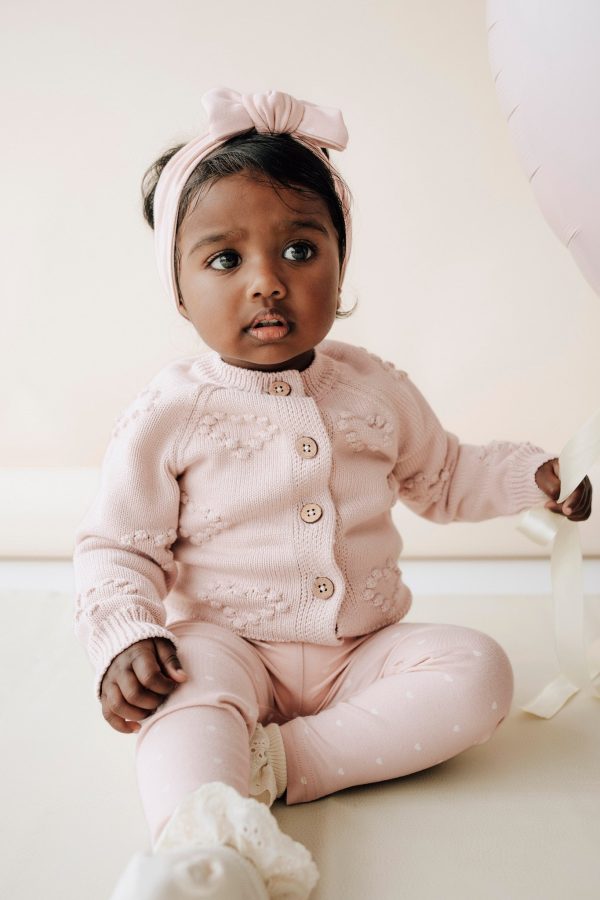 Gracie Cardigan - Pink Clay Sale