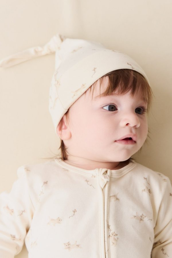 Organic Cotton Knot Beanie - Kitten and His Kites Online - Image 3
