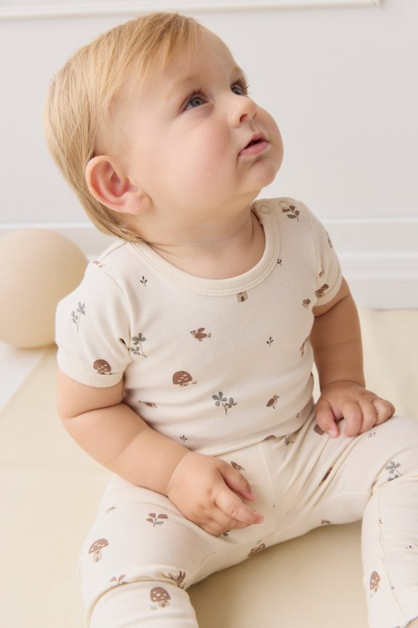 Organic Cotton Hudson Short Sleeve Bodysuit - Le Champignon Supply - Image 3