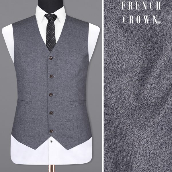 Oslo Gray Premium Cotton Sports Waistcoat Hot on Sale