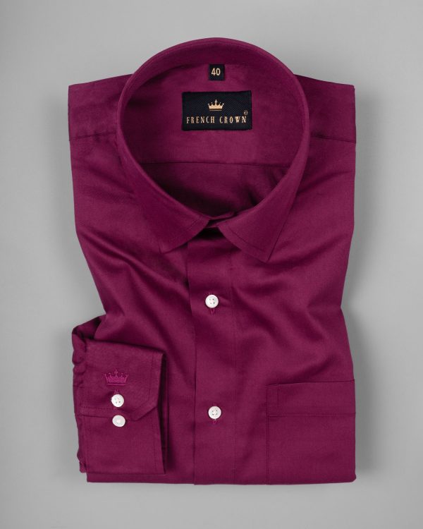 Mulberry Wood Premium Satin Shirt For Discount - Image 3