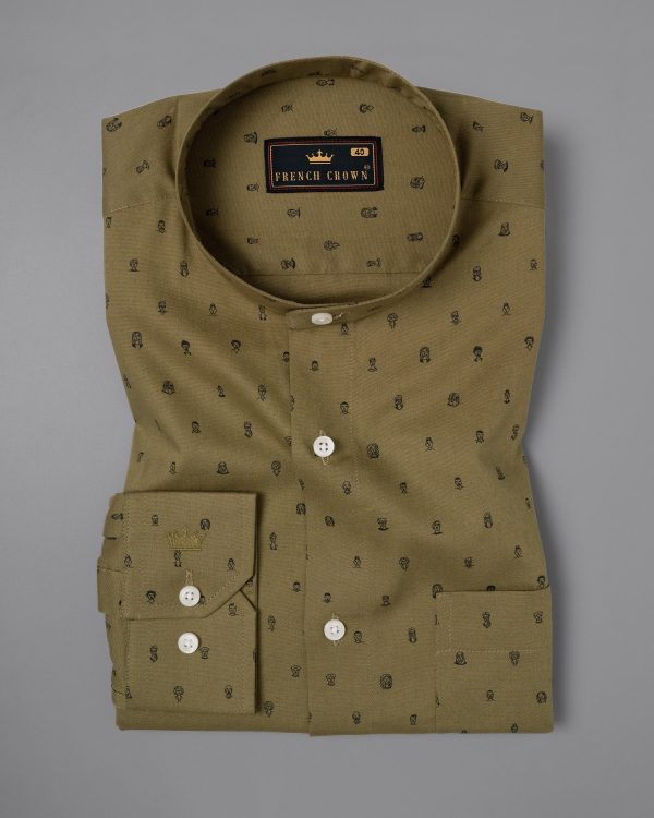 Go Ben People Printed Premium Cotton Shirt Sale - Image 3