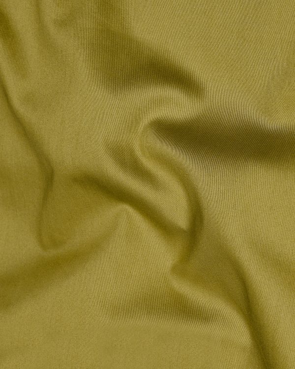 Alpine Green Subtle Sheen Super Soft Premium Cotton Tuxedo Shirt Sale - Image 3