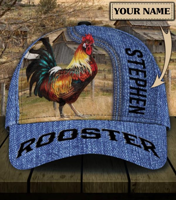 Personalized Chicken Classic Cap, Personalized Gift for Farmers, Cow Lovers, Chicken Lovers - CP2180PS Fashion